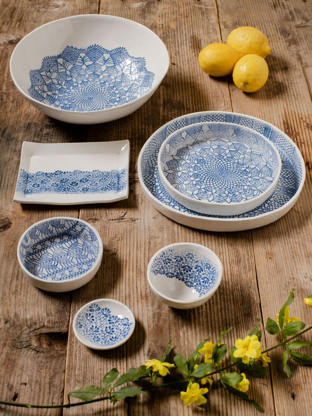 Set Piatti Grattugiati In Ceramica - Per Aglio, Zenzero E Parmigiano - Con Pennello E Pelapatate - Fatto A Mano In Spagna - Foto 6